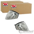 2X VAN WEZEL BLINKLEUCHTE BLINKER WEIß VORNE PASSEND FÜR MERCEDES-BENZ SL