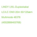 LINDY LWL-Duplexkabel LC/LC OM3 20m 50/125æm Multimode 46376 (4002888463768)