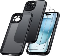 Hülle für iPhone 16 16e 15 14 13 12 11 Pro Max Mini XR Panzerfolie Glas Schutz