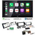 JVC KW-M560BT Autoradio Apple CarPlay Android für Fiat 500 ab 2007 piano black
