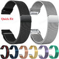 Quick Fit Milanese Armband für Garmin Fenix 7/7X 6/6X Pro 5/5X Plus 3 HR Epix 