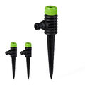 3 x Sprühregner Garten Erdspieß Rasensprenger 1/2" Sprenger Rasen Sprinkler mit