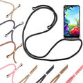Handy Hülle mit Band Schutzhülle Handykette Seil Silikon Handy Tasche mit Schnur