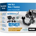 ANHÄNGERKUPPLUNG für VW T6.1 19-24 abnehmbar BRINK +13pol E-Satz JAEGER