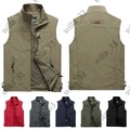 2025 Herren-Mesh-Weste Sommerliche Dünne Atmungsaktive Jacke Ärmelloser Mant §
