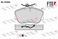 FTE Bremsbelagsatz Scheibenbremse 9010108 für MERCEDES KLASSE W202 Model S202