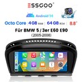 Für BMW E60 E61 E90 E91 CCC 8.8'' Android 14 4+64G Autoradio CarPlay 8 Core GPS