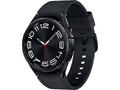 SAMSUNG Galaxy Watch 6 Classic 43 mm Smartwatch Kunstleder, S/M, Black
