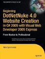 Beginning DotNetNuke 4.0 Website Creation in C# 2005 with Visual Web Developer 2