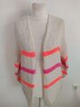 MADE IN ITALY tolle leichte Strickjacke mit Streifen Gr. 38 40 42 44 46 NEU