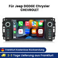 DAB+ Android 13 Autoradio Für Jeep CHEVROLET DODGE Carplay GPS Navi WIFI SWC 64G