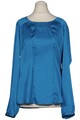 Comma Bluse Damen Oberteil Hemd Hemdbluse Gr. EU 40 Blau #yggr45f