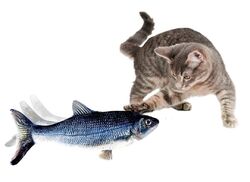 Katzenspielzeug "Flippity Fish" - zappelfisch & Angel bewegungssenor TV Werbung
