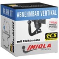 Anhängerkupplung vert. abnehmbar für VW Golf VIII Fließheck ab 19 +7 pol spezi.