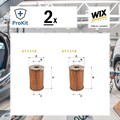 2x ORIGINAL® Wix Filters Hydraulikfilter, Lenkung für Ford Cargo F-series