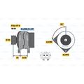 BOSCH Generator Lichtmaschine 120A 14V für Seat Cordoba Vario Ford Galaxy