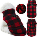 Warmer Haustier-Hundemantel Fleecejacke Pullover Winterkleidung Welpe  v