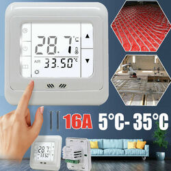 1-10x Smart Home Raumthermostat Wifi LCD Thermostat FußBodenheizung Wandheizung,