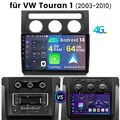 Android 14 Autoradio 4G+64G Carplay 8 Core für VW Touran 1T1 1T2 1T3 2003-2010