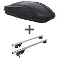 Dachbox G3 Spark 400 + Dachträger Menabo Sherman für BMW X3 Typ E83 NEU