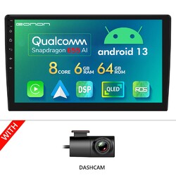 DVR+Doppel DIN 10.1"Android 13 8Kern 6+64 Autoradio Navigation Bluetooth CarPlay