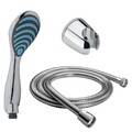Handbrause Duschkopf Set Brauseset mit Brausehalter und Brauseschlauch 200 cm