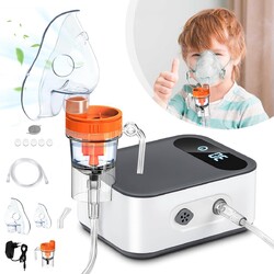 Inhaliergerät LED Digitalanzeige Inhalationsgerät Elektrisch Inhalator Vernebler
