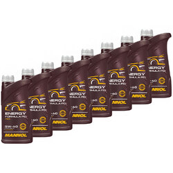 Motoröl MANNOL Energy Formula PD 5W-40 API SN 8 X 1 Liter für Renault Opel Seat