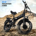 2000W Dual Motor Elektrofahrrad 20 Zoll E-Bike 48V 18AH E Mountainbike E-Bike