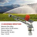 2" 360° Regner Sprinkler Rasensprenger Impulsregner Kreisregner Sprühregner DE