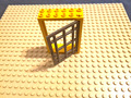 Lego Piraten/Ritter -Gefängnis Tür gelb/grau