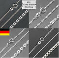 Kette Echt 925 Silber Damen Herren Kinder Schmuck Silberkette Halskette Panzer ✅