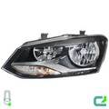 Hauptscheinwerfer links Halogen W5W HELLA für VW Polo (6R1, 6C1)