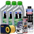 ÖLWECHSEL SET+LIQUI MOLY 2427+1011+MOBIL 5W30 ÖL1.2 FABIA ROOMSTER POLO