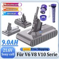 9.0AH Für Dyson V6 V8 V10 Akku Fluffy Animal Absolute Staubsauger Ersatzakku DHL