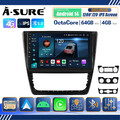 8-Core 4+64GB CarPlay Android 14 Autoradio GPS Navi für Skoda Yeti 5L 2009-2017