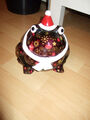 Pomme Pidlu Frosch Weihnachten - Spardose aus Keramik