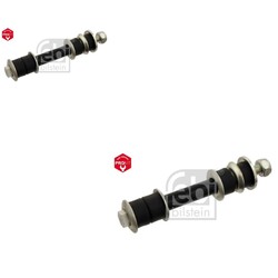 2x FEBI BILSTEIN Koppelstange Stabilisator hinten passend für Mitsubishi