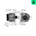 Lichtmaschine Generator Lima ERA 210719A für X70 RENAULT NISSAN MOVANO OPEL Bus