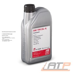 1 L GETRIEBEÖL SAE 75W GL-4 FEBI GELB FÜR ALFA ROMEO AUDI Die Nr.1* für Autoteile: Top-Preis-Leistungs-Verhältnis