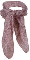 Damen TigerTie Nickituch in rosa grau - Halstuch 100% Seide - 50 x 50 cm