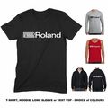 Roland T-Shirt - Logo Analog Synthesizer Synth Hoodie Weste Top