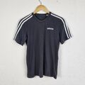 Adidas T-Shirt Herren XS schwarz Schreibweise Logo Baumwolle Sport Freizeit normale Passform Fitnessstudio