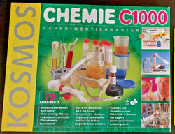 Kosmos C 1000 Vintage CHEMIE LABOR Experimentierkasten + LEHRBUCH