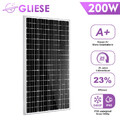 200W Solarpanel Solarmodul 12V Monokristallin Solarzelle Photovoltaik PV Caravan