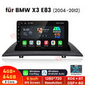 4G+64G Für BMW X3 E83 2004-2012 Android 13 CarPlay Autoradio 8-Kern GPS Navi DSP