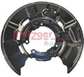 METZGER (6115065) Spritz-, Ankerblech Bremsscheibe hinten links für BMW