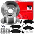 brembo BREMSSCHEIBEN + BELÄGE HINTEN passend für FIAT DUCATO  JUMPER  BOXER 250