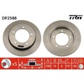 2x Bremsscheibe TRW DF2588 passend für SUZUKI SANTANA