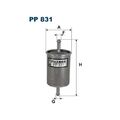 1x Kraftstofffilter FILTRON PP 831 passend für ALFA ROMEO BMW CITROËN FIAT